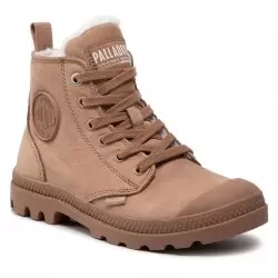 PALLADIUM CH LOIS FE PAMPA HI ZIP WL NUDE BROWN Chaussures Sneakers 1-109131