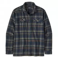 PATAGONIA CHEM ML FJORD FLANNEL NORTH LINE NEW NAVY Chemises Randonnée 1-104453