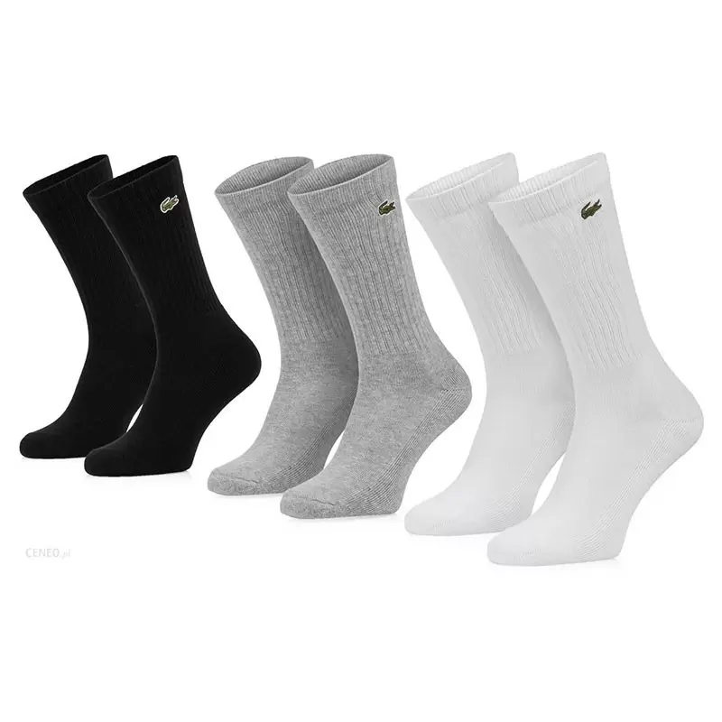 Lacoste Chaussettes - Pack de 3 RA4261 (Noir) - Chaussettes et collants  chez Sarenza (551226)