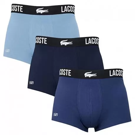 LACOSTE BOXERS PACKX3 MARINE METHYLENE Sous-Vêtements Mode Lifestyle 1-104586