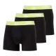 LACOSTE BOXERS PACKX3 NOIR LIME Sous-Vêtements Mode Lifestyle 1-104590