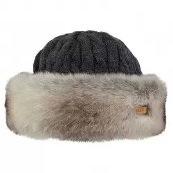 BARTS BONNET FE TOQUE BORD FOURRURE HEATHER BROWN Bonnets Mode Lifestyle 1-106186