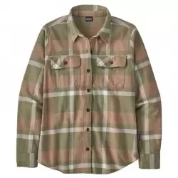 PATAGONIA CHEM FE ML FJORD FLANNEL COMSTOCK DUSTY BROWN Chemises Randonnée 1-108059