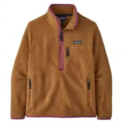 PATAGONIA SWEAT FE RETRO PILE MARSUPIAL BROWN PINK Pull Randonnée - Sweatshirt Randonnée 1-108100