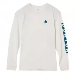 BURTON SNOWBOARD TS ML ELITE WHITE T-shirts Skateboard / Polos Skateboard / Chemises Skateboard 1-113434
