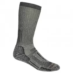 ICEBREAKER CHO7 SK MOUNTAINEER MID CALF NATURAL-MONSOON HTHR CHAUSSETTES SKI 1-103430