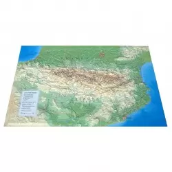 CARTE 3D RELIEF LES PYRENÉES Accessoires Camping 1-114360