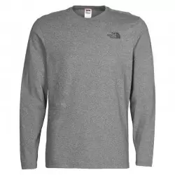 M L/S EASY TEE MED GREY    