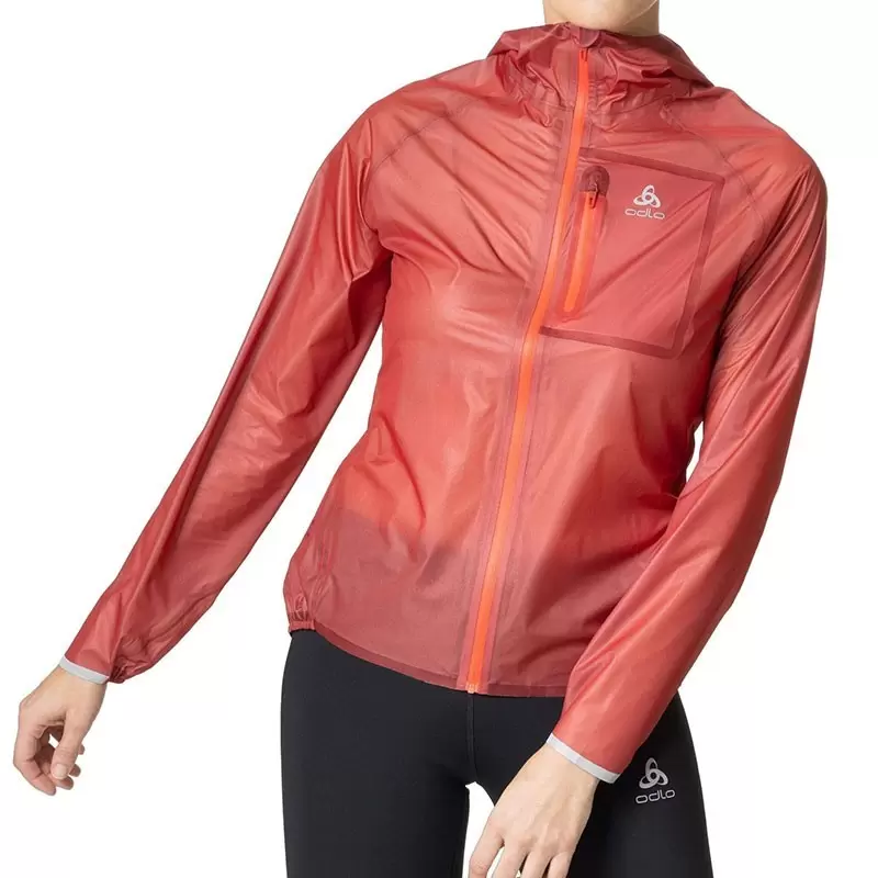 ODLO VESTE ZEROWEIGHT DUAL DRY WATERPROOF Vêtements Running sport...