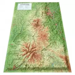 CARTE 3D RELIEF LE PARC NATUREL RÉGIONAL DES VOLCANS D'AUVERGNE Caméra Randonnée - Vidéo Randonnée - GPS Randonnée 1-113590