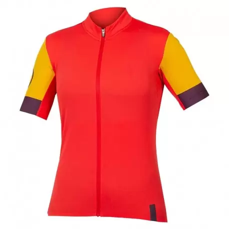 ENDURA MAILLOT FE FS260 POMEGRANATE Maillots Vélo 1-113627