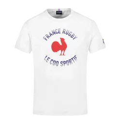 LE COQ SPORTIF FFR FANWEAR TEE SS N1 M NEW OPTICAL WHI T-Shirts Mode Lifestyle / Polos Mode Lifestyle / Chemises Mode Lifesty...