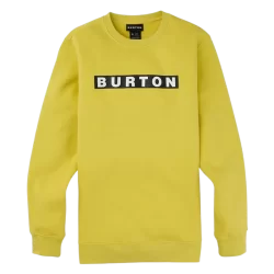 BURTON SNOWBOARD SWEAT VAULT CREW SULFUR Sweat Skateboard 1-113347