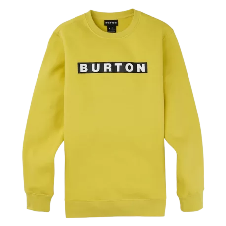 BURTON SNOWBOARD SWEAT VAULT CREW SULFUR Sweat Skateboard 1-113347
