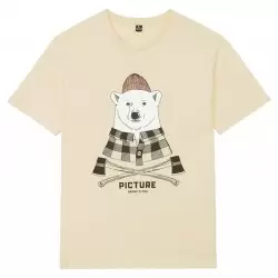 PICTURE TS CLEVIO WOOD ASH T-shirts Skateboard / Polos Skateboard / Chemises Skateboard 1-114834
