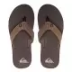 QUIKSILVER CARVER SUEDE CO SNDL Claquettes Mode 1-115642