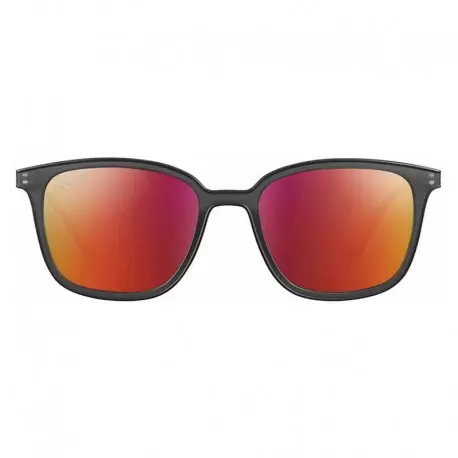 SOLAR LUN CHESTER NOIR TRANSP PLZ FL ROUGE Lunettes Homme 1-118487