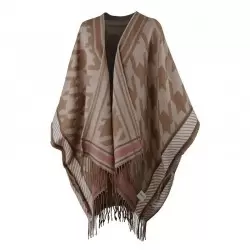 PONCHO TUNSTA LIGHT BROWN    