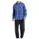 CHEMISE FAVORITE FLANNEL SLATE BLUE    