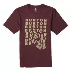 BURTON SNOWBOARD TS VIRGA ALMANDINE T-shirts Skateboard / Polos Skateboard / Chemises Skateboard 1-118649