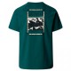 M S/S NORTH FACES TEE    
