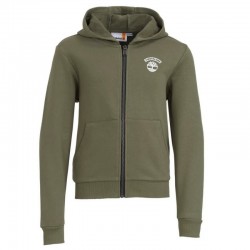 * CARDIGAN ZIPPE AVEC CAPUCHE EN MOLLETON    