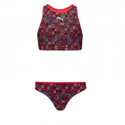 PUMA SWIM GIRLS PRINTED BIKINI SET 1P    