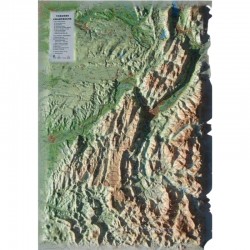 CARTE 3D RELIEF VERCORS    
