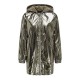 MANTEAU FE FRY METALLIC FOURRURE    
