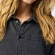 PCSMIDI SS DENIM SHIRT    