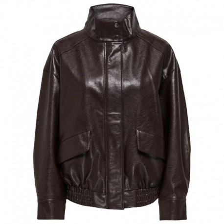 BOMBER FE JULIA SIMILI CUIR    