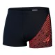 ECO MEDLEY LOGO AQSH BLA/RED    