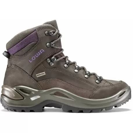 LOWA Chaussure renegade gore tex mid femme marron aubergine lowa Chaussures semi-montantes Randonnée 1-49809