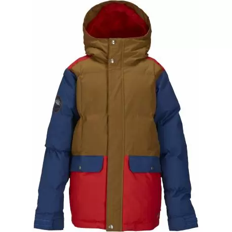 BURTON SNOWBOARD Blouson ski enfant burton tundra puffy marron bleu rouge Vestes Ski / Vestes Snow 1-61749