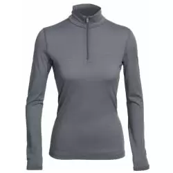 ICEBREAKER Maillot icebreaker femme oasis demi zip gris Sous-vêtements Ski Snow 1-65477