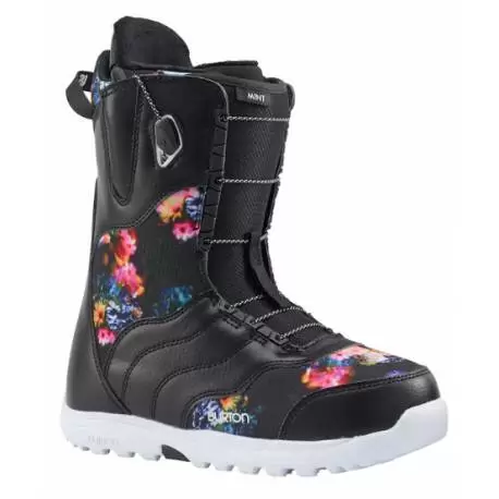 BURTON SNOWBOARD Burton mint boots snowboard femme noir fleur Boots Snowboard 1-71069