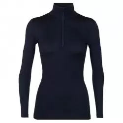 ICEBREAKER TS FE ML OASIS 200 1/2 ZIP MIDNIGHT NAVY T-Shirts Randonnée - Polos Randonnée 1-92028