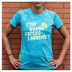 DOUZALEUR TS F RUN MC C'EST QUAND L'APERO Vêtements Running 1-94234