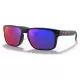 OAKLEY LUN HOLBROOK MATTE BLACK RED IRIDIUM Lunettes Homme 1-96170