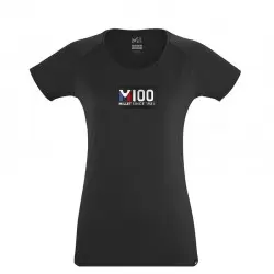 MILLET TS M100 BLACK T-Shirts Randonnée - Polos Randonnée 1-94187