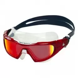 AQUASPHERE MASQUE VISTA PRO RED TITANIUM MIRROR MASQUE NATATION 1-93977