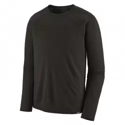 PATAGONIA TS ML CAPILENE MIDWEIGHT CREW BLACK T-Shirts Randonnée - Polos Randonnée 1-100234