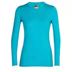 ICEBREAKER TS FE ML OASIS 200 ARTIC TEAL T-Shirts Randonnée - Polos Randonnée 1-101389