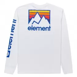 ELEMENT TS ML JOINT OPTIC WHITE T-Shirts Mode Lifestyle / Polos Mode Lifestyle / Chemises Mode Lifestyle 1-95561