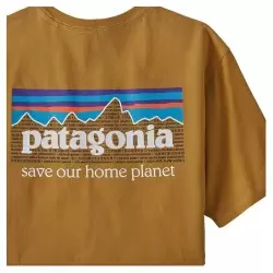 PATAGONIA TS P6 MISSION REGENERATIVE OAKS BROWN T-Shirts Randonnée - Polos Randonnée 1-100208