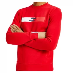 TOMMY HILFIGER SWEAT GRAPHIC CREW PRIMARY RED Pulls Mode Lifestyle / Sweats Mode Lifestyle 1-97190