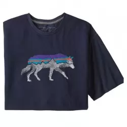 PATAGONIA TS BACK FOR GOOD NEW NAVY WOLF T-Shirts Randonnée - Polos Randonnée 1-100207