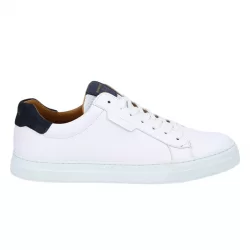 SCHMOOVE CH LOIS SPARK CLAY NAPPA SUEDE WHITE AZUL Chaussures Sneakers 1-102407